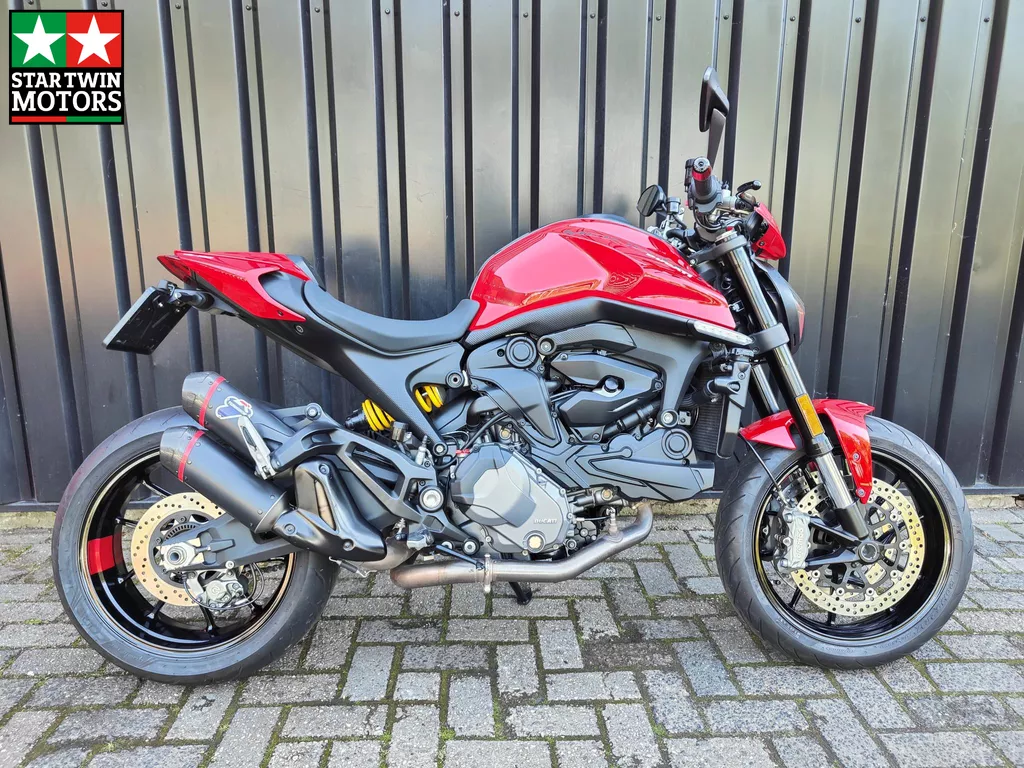 Ducati Monster + Termignoni uitlaat systeem